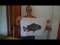 Japanese fish printing!