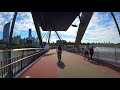 Big Brisbane Bike Ride #2 - Southbank, Kangaroo Point & Riverwalk - Treadmill Background Australia