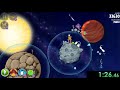 I decided to speedrun Angry Birds Space and created the first pigless universe