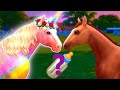 What happens when a unicorn has a baby with a normal horse?