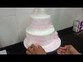 pink white cake design birthday cake decorating beautiful 😍 ❤️ cake designs