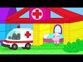 Doctor,Pica are Sick!🚑Take Medicine When You are Sick🩺Doctor Finds a Cure |Funny Cartoons for Kids