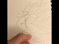 Drawing vegeta ssj blue