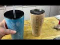 Vertical Split Beach Snow Globe Tumbler Tutorial | beginner friendly | You Got This!