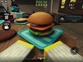 Playing BURGER GAME