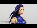 Marvel Legends Psylocke Purple Hair Variant Apocalypse BAF 2018 X-Men Wave Figure Comparison Review