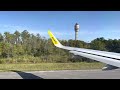 Spirit Airlines A320-NEO boarding, pushback, and subsequent departure from Orlando ( MCO )