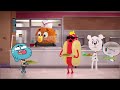 Gumball except I do the voices of Gumball and Hot Dog Guy