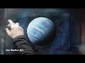 How to Paint a Perfect Planet in Minutes using SPRAY PAINT