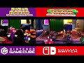Paper Mario TTYD GC Vs Switch Comparison - Impostor Mario Boss Fight