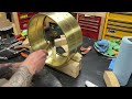 Snare Drum Dent Removal And Restoration, Removing Dent's From a Brass Shell, Vintage Leedy Snare