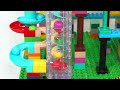 Colorful Lego Marble Run Race ASMR | Sweet Toys and interesting rolling Balls
