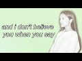 Driver's License - Olivia Rodrigo (Lyrics) (Unreleased)