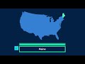 US maps quiz | Name the US States on a map