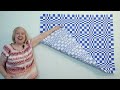 Optical Illusion Quilt is super easy because it is a disappearing 4-Patch.