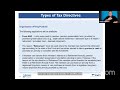 Tax Directive Webinar