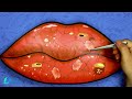Heal Uvula Disaster: Cuphead vs Spicy Mukbang | Among Us Stop Motion