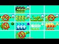 Every Pea & Support Plant Battlez - Who Will Win? - Pvz 2 Team Plant vs Team Plant