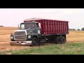 John Deere 4420 Combine Harvesting Wheat