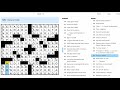 New York Times [THURSDAY] Crossword How To Solve It!