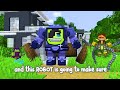 Playing Minecraft as a PROTECTIVE Superhero!
