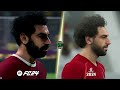 EA FC 24 vs eFootball 2024 - Liverpool FC Player Faces Comparison (Salah, Arnold, Jota, etc.)