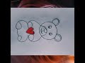 Easy and simple 🐻 bear with 6 drawing