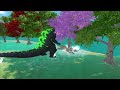 EVOLUTION of Flower Godzilla Size Comparison VS Dinosaur Team - ARBS