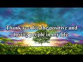 Thank You Morning Affirmations | Daily Gratitude Affirmations | Positive Energy and Abundance