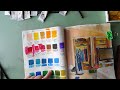 My first SKETCHBOOK TOUR as a professional artist | Mixed mediums & retro style fun!