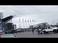 Tailgate scene outside of Lincoln Financial Field prior to NFC Championship Game