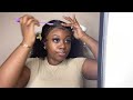 Viral Curly Claw Clip Half Up Half Down Middle Part Wig Install Ft. Pladio Hair