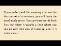 How to to Learn Words || How to remember words || How to Improve English
