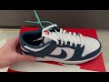 Nike dunk Low синие обзор