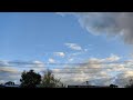 Turbulent clouds and dynamic sky, late afternoon