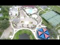 Covington Park HOA Amenities construction Apollo Beach Florida via Drone