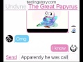 If undyne texted papyrus