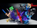 Lego One Piece Kaido Hybrid Form vs Roronoa Zoro Minifigures by TP Brand | Kaido | Roronoa Zoro