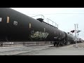 CN Trains 306 and 305 meeting at St-Léonard Siding! Whole meet captured!