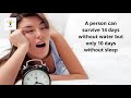 Amazing Facts about Sleep | Amazing Fun Facts About Sleep that Will Surprise You | Updated Facts