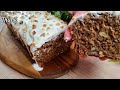 Grandma's recipe stunned everyone! Healthy and delicious carrot cake! NO added sugar! No flour!