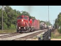 Canadian National Trains Around Durand (2013 Footage)