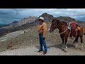 Horse Packing into the Head Waters of the Greybull River west of Meeteetse, Wyoming