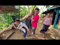 ढलेको बेलौती केटाहरुले उठायो आरु खाएर / ध्युमा कोदोको रोटी / Bhuwan Singh Thapa Village Life Video