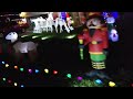 Christmas street light show in Cape Coral, FL 10-1-2018