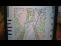 Speedpaint! Dando color a Princess Serenity SAILOR MOON Art Nouveau