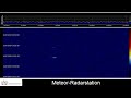 Livestream von Meteor-Radar NHM Wien