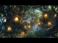 Celtic Melody Music | Warm Light House In Deep, Mysterious Forest | Relaxing Music, Easy To Sleep