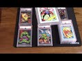 My 1st time sending Marvel Cards to PSA to be graded and how it did not go the way I wanted it to go