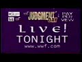 WWF Judgement Day 1998 Commercial